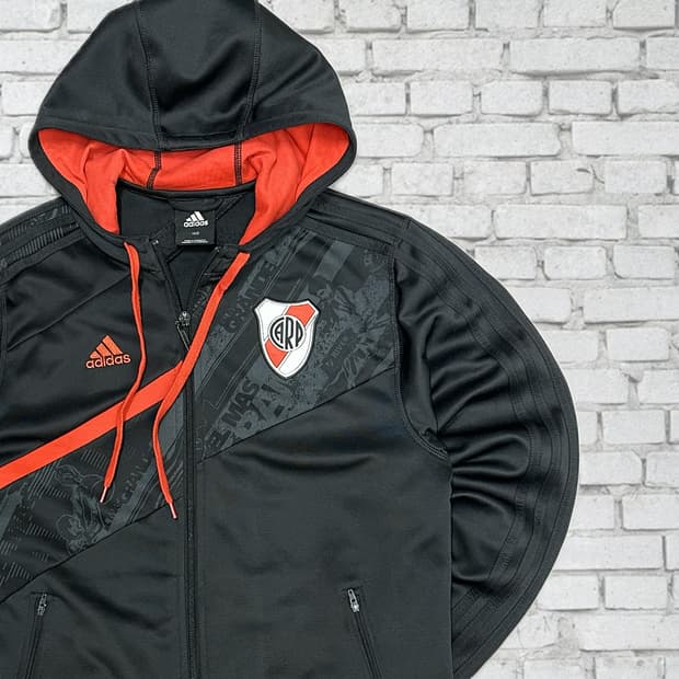 아디다스 레어템 리버플레이트 빈티지 후드집업 100