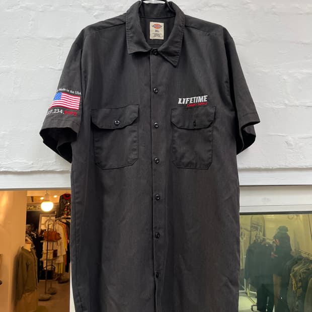 Dickies 디키즈 자수 반팔 셔츠 XL