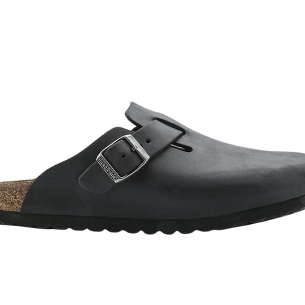 버켄스탁 보스턴 레더 블랙