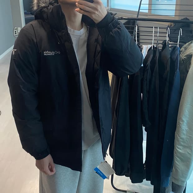 [새상품] 컬럼비아 체나 카나이 다운 패딩 자켓 L