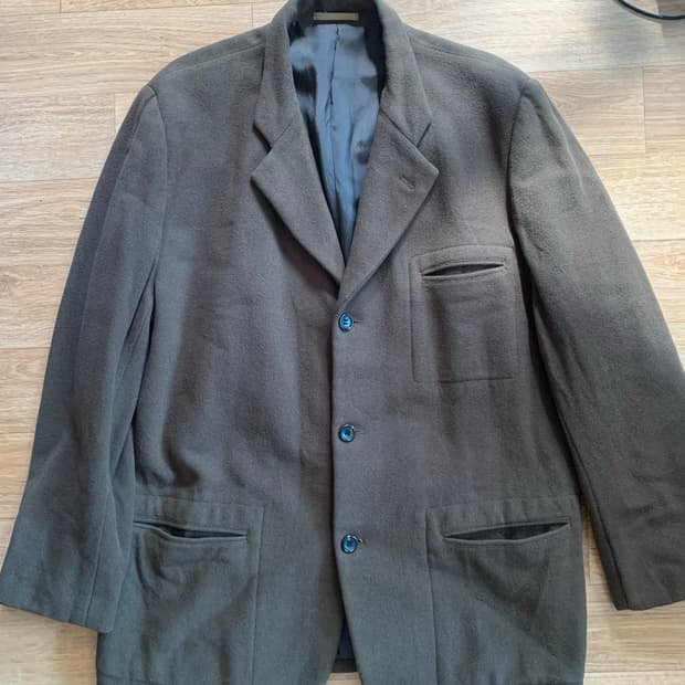 80s 꼼데가르송 옴므 울 케시미어 자켓