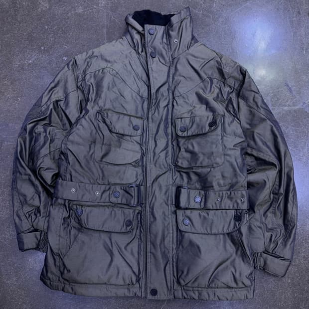 웰렌스테인 방한 사파리 헌팅 패딩점퍼 M