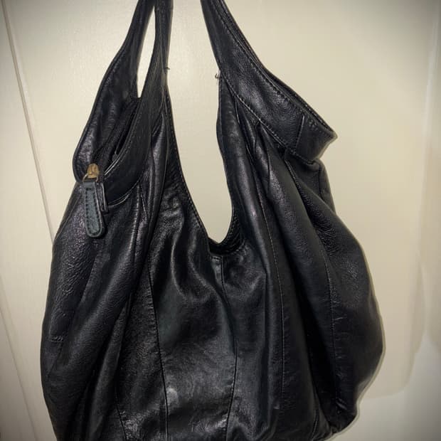 real leather bag