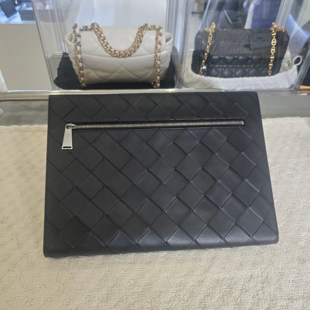 [중고/정품] 보테가 베네타 인트레치아토 도큐먼트 케이스