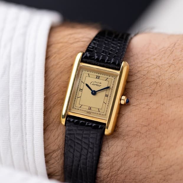 까르띠에 빈티지 머스트탱크