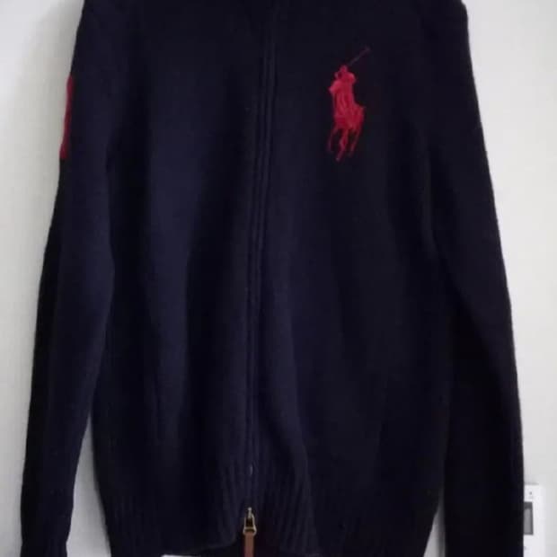 폴로 POLO 빅포니 니트집업 집업 105/XL