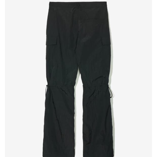 나일론 스트링 카고 팬츠 블랙