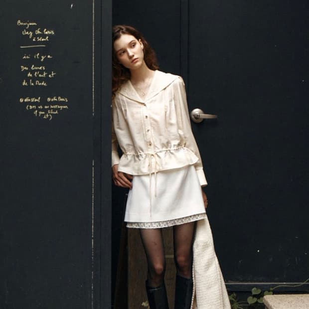 플로움 sienna crop skirt