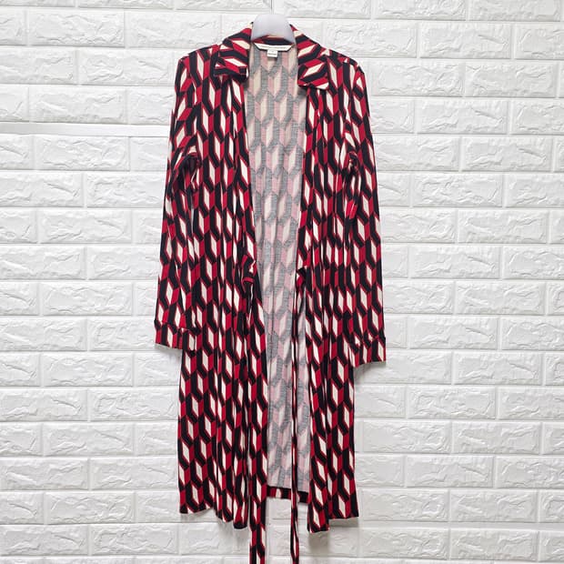 DVF 다이앤본퍼스텐버그 롱 가디건 