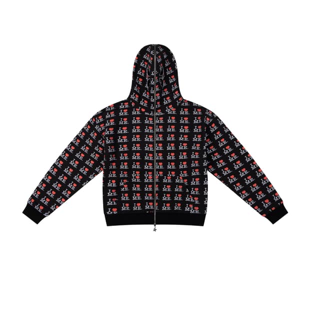 애슐리 윌리엄스 버터플라이 후디 I heart me 블랙