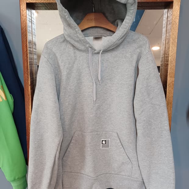 칼하트 빅백로고 기모 후드티 s