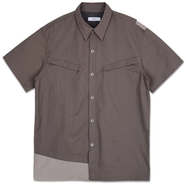 ignota CORE:9 sailor zip shirt(brown)