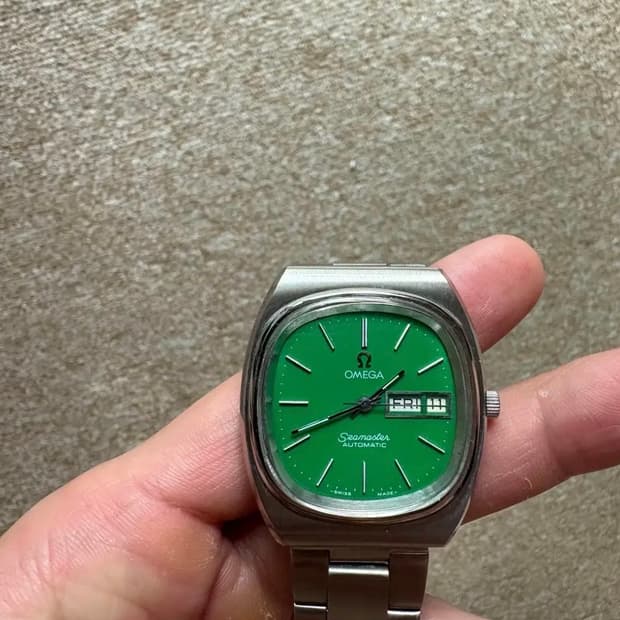 오메가 테레비 그린 커스텀