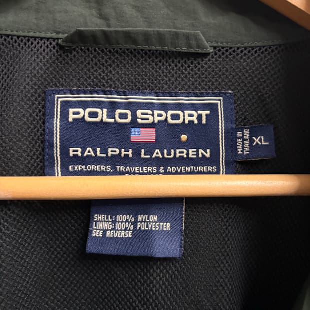 폴로스포츠 00s 올드스쿨 오버 바람막이