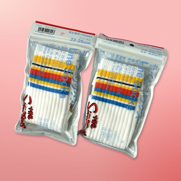 새상품) 패밀리마트x심슨 여성용 2ea 세트