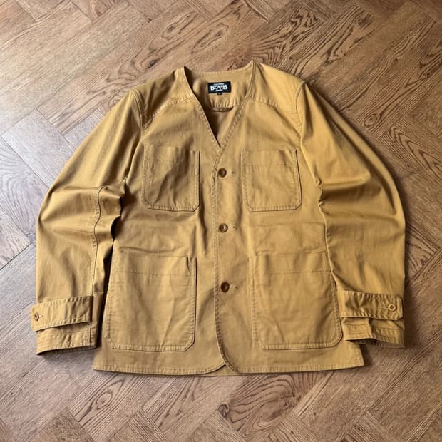 [M]BEAMS PLUS 빔즈 플러스 브라운 베이커 자켓