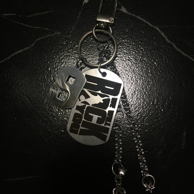 Rock & star keyring˚★