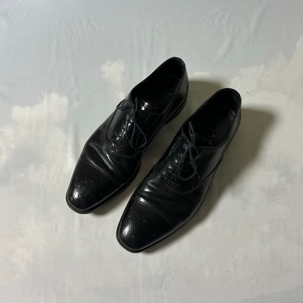Prada medallion derby shoes