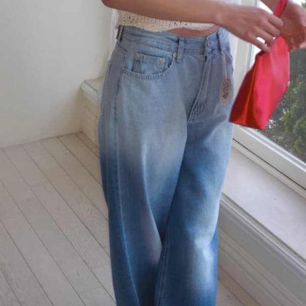 weare 위아 마린 데님 스몰