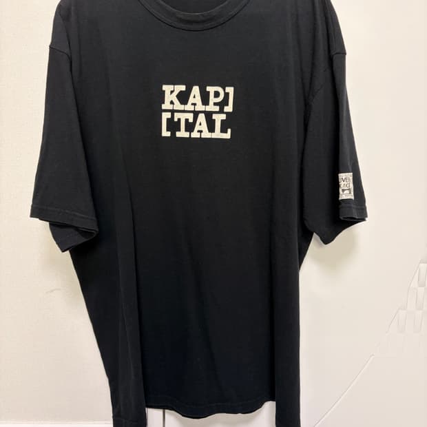 (xl) 캐피탈 루키 크루넥 티셔츠 블랙 