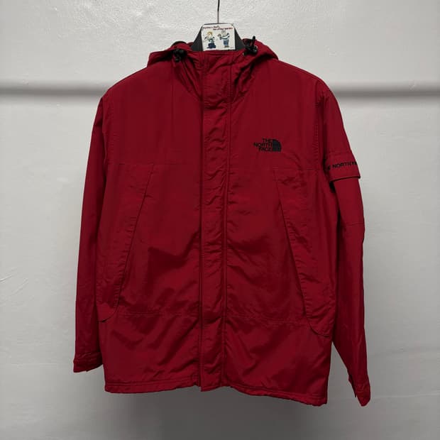 노스페이스 타탄체크 바람막이