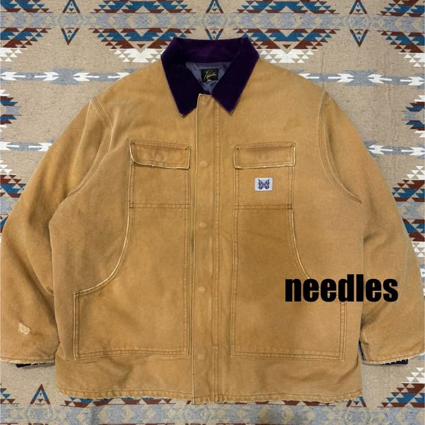 [M][105] 니들스 16oz 코튼 캠버스 럼버잭 브라운