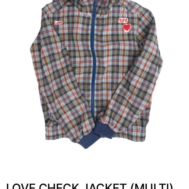 더뮤지엄비지터 러브 체크 자켓 / 코이세이오 미스치프 미세키서울 오호스