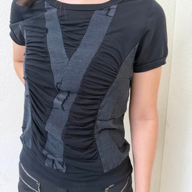 Garde Collective Shirred Panel Top