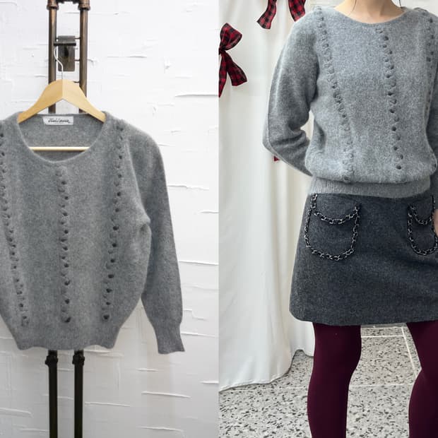 foggy cozy knit
