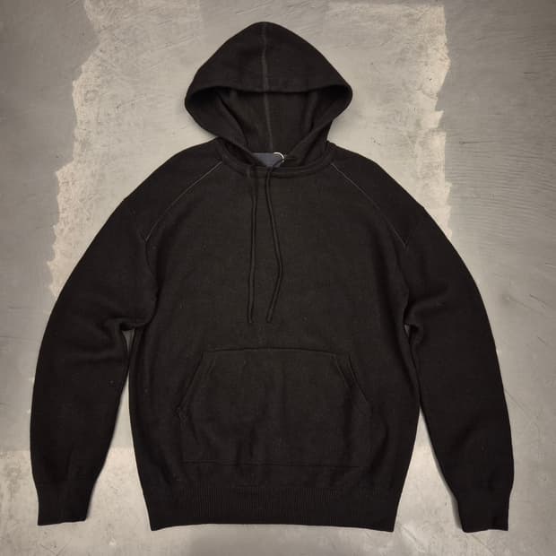 JUUN J 울 후드 니트