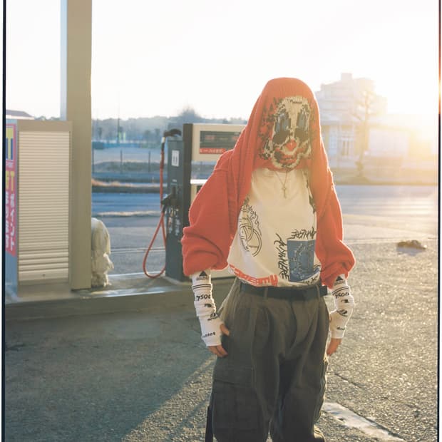 더블렛 FW19 조커 마스크 니트 스웨터 M