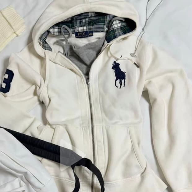 폴로 빅포니 후드집업 여성