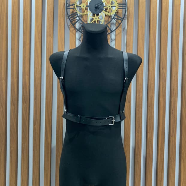 커스텀 오더 서스펜더-2(리얼-레더)유니색스