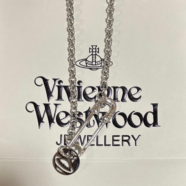 비비안웨스트우드 아카이브 이모진 클립 orb 팬던트 목걸이