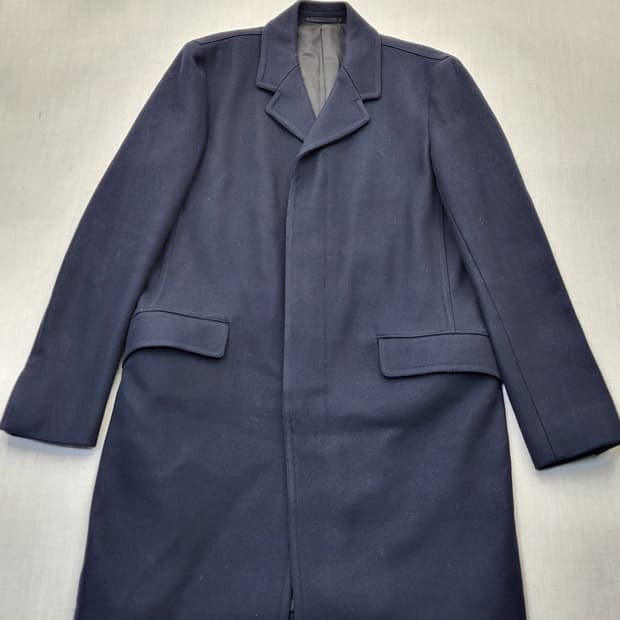 theory 네이비 남성용 겨울 코트 s