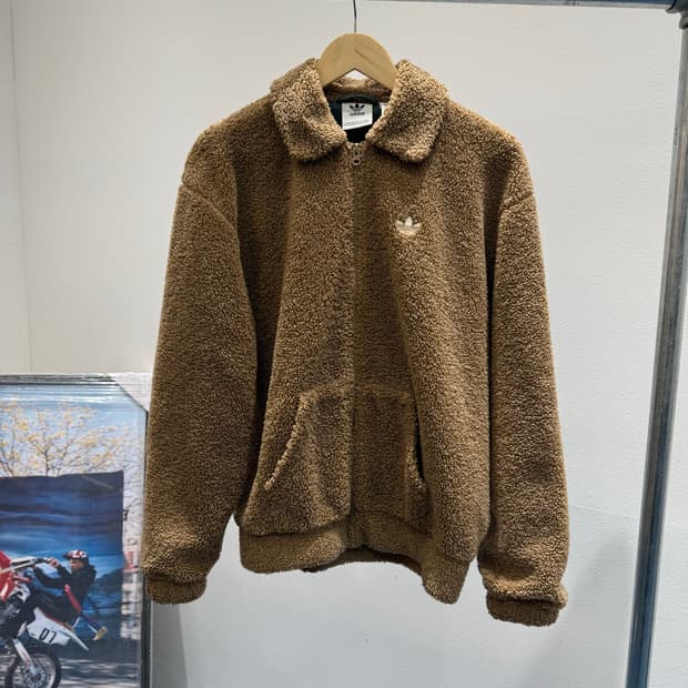 아디다스 플리스집업