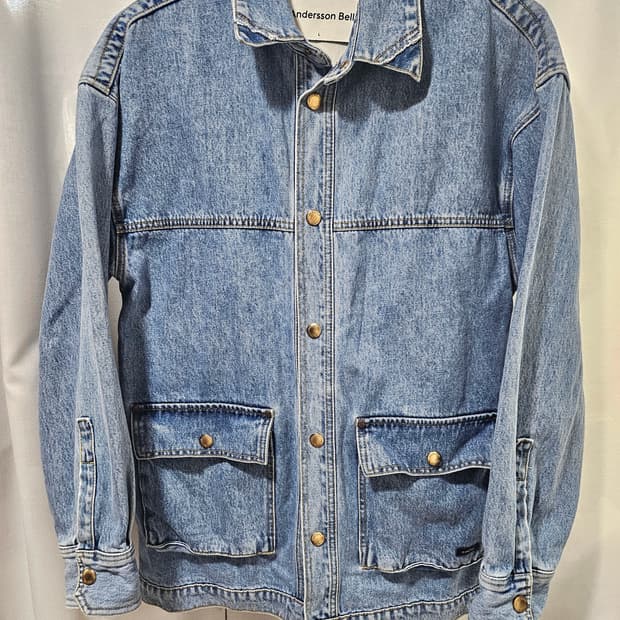 앤더슨벨 루이스 오버사이즈드 데님 자켓 L
