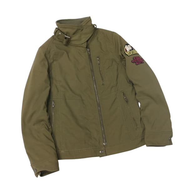  히스테릭글래머 하이넥 밀리터리 야상