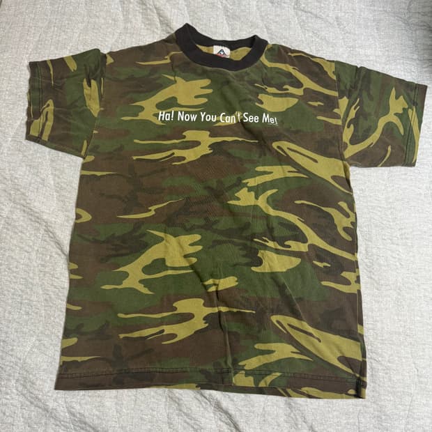카모 빈티지 반팔 티셔츠(made in mexico)M
