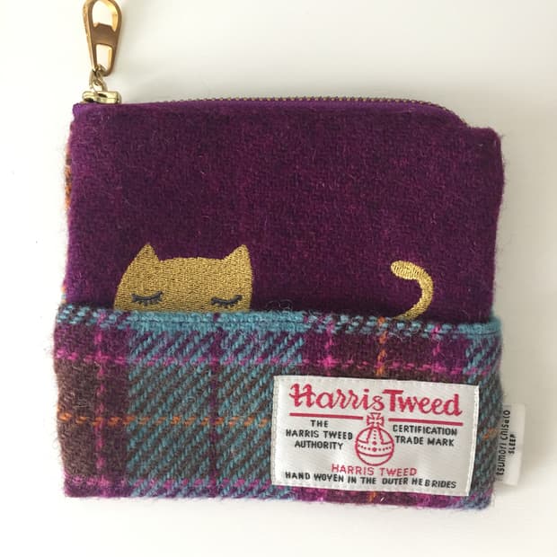 Tsumori Chisato SLEEP X HARRIS TWEED 파우치