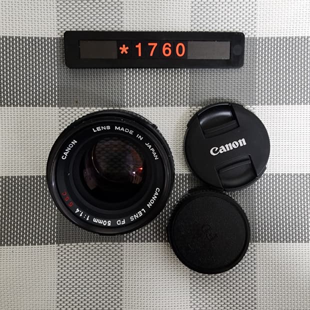 캐논 FD 마운트 50mm 1.4 단렌즈