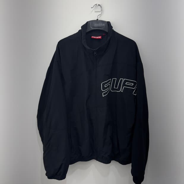 Supreme Curve Track Jacket Black M