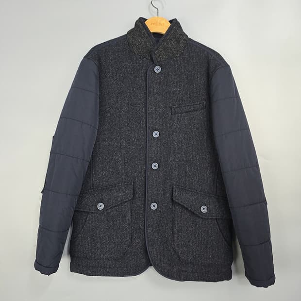 TNGT(티엔지티) 울 혼방 퀼팅 배색 자켓 103