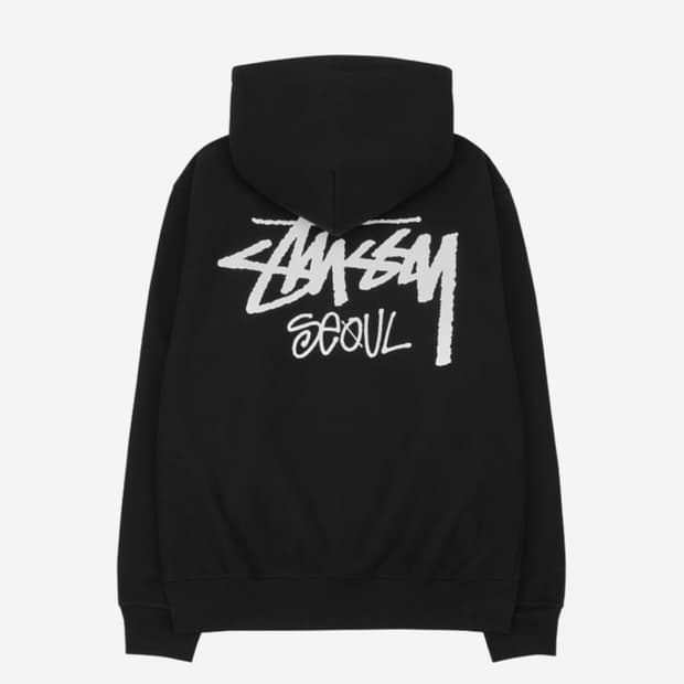 S m 스투시 서울 후드티 블랙 미개봉 새제품 판매