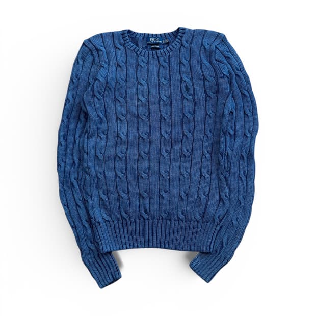 폴로 랄프로렌 (W) 피마 코튼 케이블 니트 