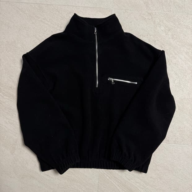 rier 폴라 후리스 블랙 s