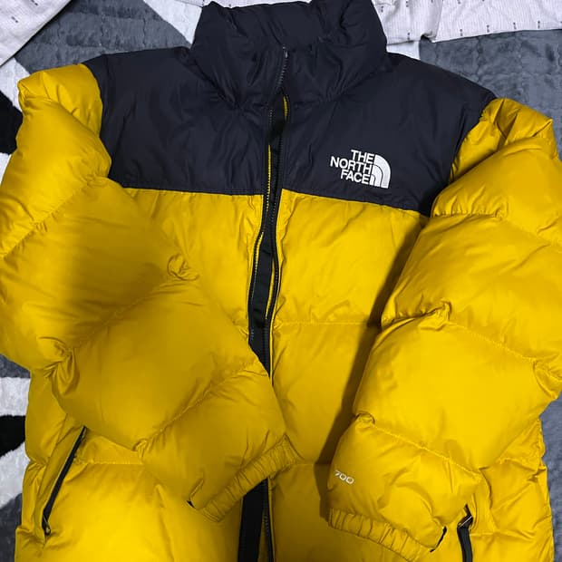 노스페이스 눕시 해외판 애로우우드옐로우 L