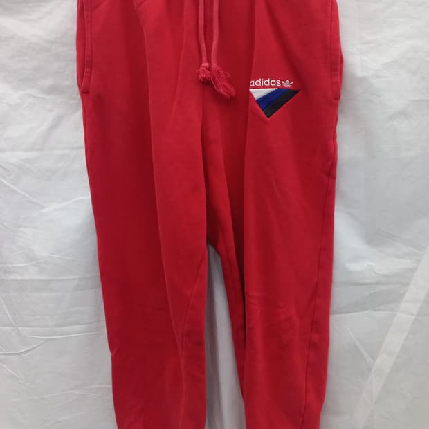 아디다스 빨간색 트레이닝 바지 30