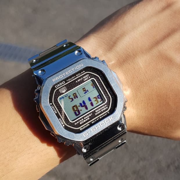 지샥 GMW-B5000 풀 메탈 실버