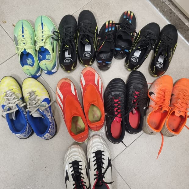 축구화,풋살화 230~255 일괄